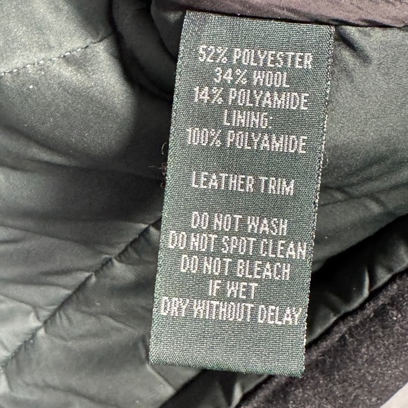 Rodd Gunn Jacket Mens XL Gray Wool Blend Coat Leighton Place Padded Field Puffer - Picture 4 of 10